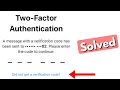 Fix iphone two factor authentication code not sending problem solved