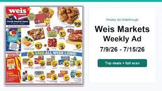 Weis Markets Weekly Ad 26 - 26 Top Deals
