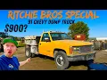 900 Ritchie bros auction SPECIAL - INOPERABLE 91 chevy dump truck