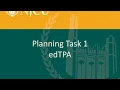 edTPA Task 1 Content Area