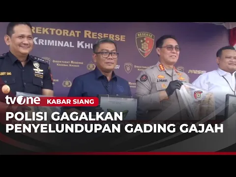 Penyelundupan Gading Gajah dari Arab Saudi Terdeteksi Petugas