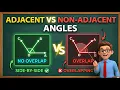 What are adjacent and non adjacent angles Learning Core