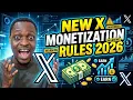 New X Monetization Rules
