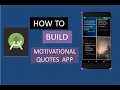 How to Build a Motivational Quotes App using Android Studio PART 5 Final App