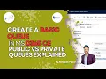 How to create a Basic Queue in Dynamics 365 CE Public vs Private Queues Explained