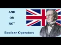 Boolean Operators