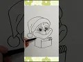 How To Draw The baby Grinch for Christmas