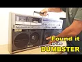 Download Lagu Ik kan niet geloven dat iemand deze boombox, de SHARP GF-777, heeft weggegooid
