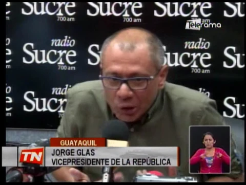 Glas negó estar en la lista de Odebrecht