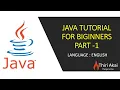 Java Tutorial for Beginners Part-1 in English How to install java How to install NetBeans IDE