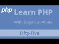 55 Learn PHP with Dagmawi-Abate Writing a file example Amharic