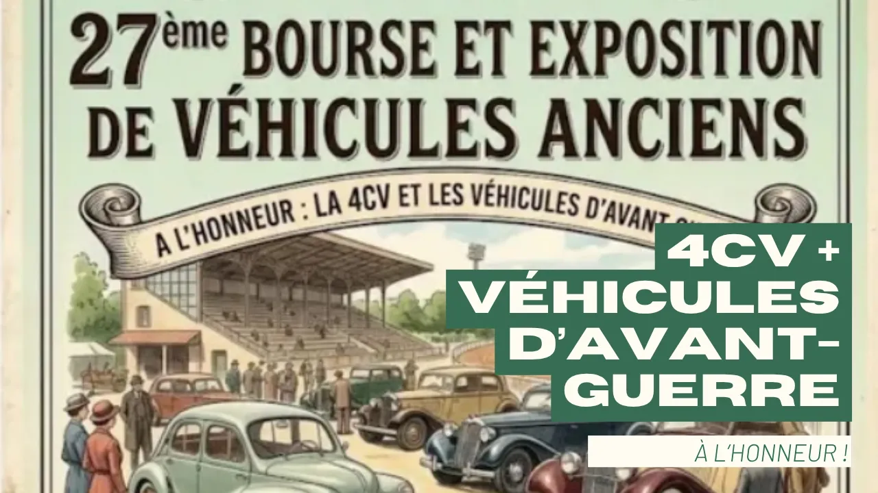 Véhicules anciens : la 27ᵉ Bourse des Vieilles Soupapes à Saint-Galmier