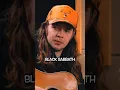 Lagu Billy Strings on Black Sabbath #guitar #guitarist #metalmusic #shorts