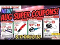 Harbor Freight NEW August SUPER COUPONS Aug 17 to Aug 30