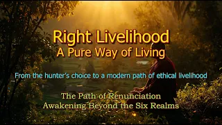 right livelihood a life of purity