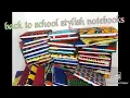 DIY back to school Ankara notebooks