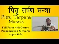 Download Lagu Pitru Tarpana Mantras | With Explanation by Sri K Suresh | Yajur Veda