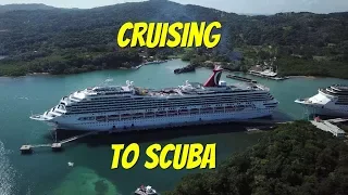Going Cruising to get to Scuba Dive 3 different Caribbean Islands.  Cayman, Roatan, Belize. Ep118