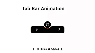 Tab bar animation in html css Navigation Menu Bar Navigation Menu Indicator