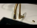 Moen Sleek Brushed Gold Motionsense Wave Sensor Touchless Kitchen Faucet Review