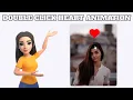 Double-Click Heart Animation in HTML CSS JavaScript Interactive Click Animation Tutorial