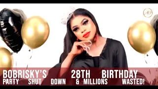 bobrisky runs away heartbroken after police shut down his 19 million birthday bash