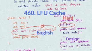 LeetCode 460 LFU Cache Explanation and Solution