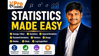 Statistics for Data Science in Python Mean Median Mode Variance Standard Deviation Explained