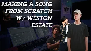 Download VLOG | Studio Session w Weston Estate and Maasho! | MAKING A SONG FROM SCRATCH MP3