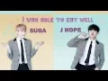 Download Lagu SUGA (슈가) JHOPE(제이홉) - I Was Able To Eat Well BTS Vocal Duet 'SOPE-ME' [Han|Rom|Eng lyrics]