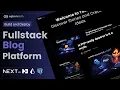 Build and Deploy a Production-Ready Fullstack Blog Platform Next js 16 BetterAuth