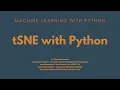 tSNE with Python