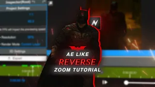 AE Style Reverse Zoom Tutorial Node Editor Mobile Edit