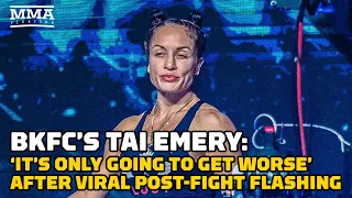 BKFC s Tai Emery on Viral Post-Fight Flashing Celebration It s Only Going To Get Worse