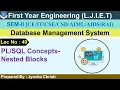 Lec - Concepts-Nested Blocks Database Management System First year Engineering