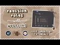 how to make webhooks and reaction roles with discohook DESKTOP 2025 UPDATED ely