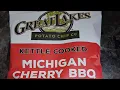 Food Review On Great Lakes Michigan Cherry BBQ Kettle Cooked Potato Chips