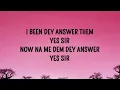 Burna Boy - Anybody (Lyrics)