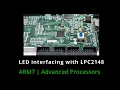 LED interfacing with LPC2148 ARM7 Advanced Processors