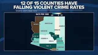 DATA A look at county violent crime rates in Arizona