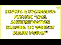 DevOps SysAdmins Postfix SASL authentication failure No worthy mechs found 5 Solutions