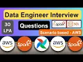 Data Engineer Interview Questions and Answers Scenario based AWS