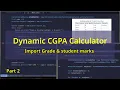 Build a Dynamic CGPA Calculator in Java Part 2 File Handling