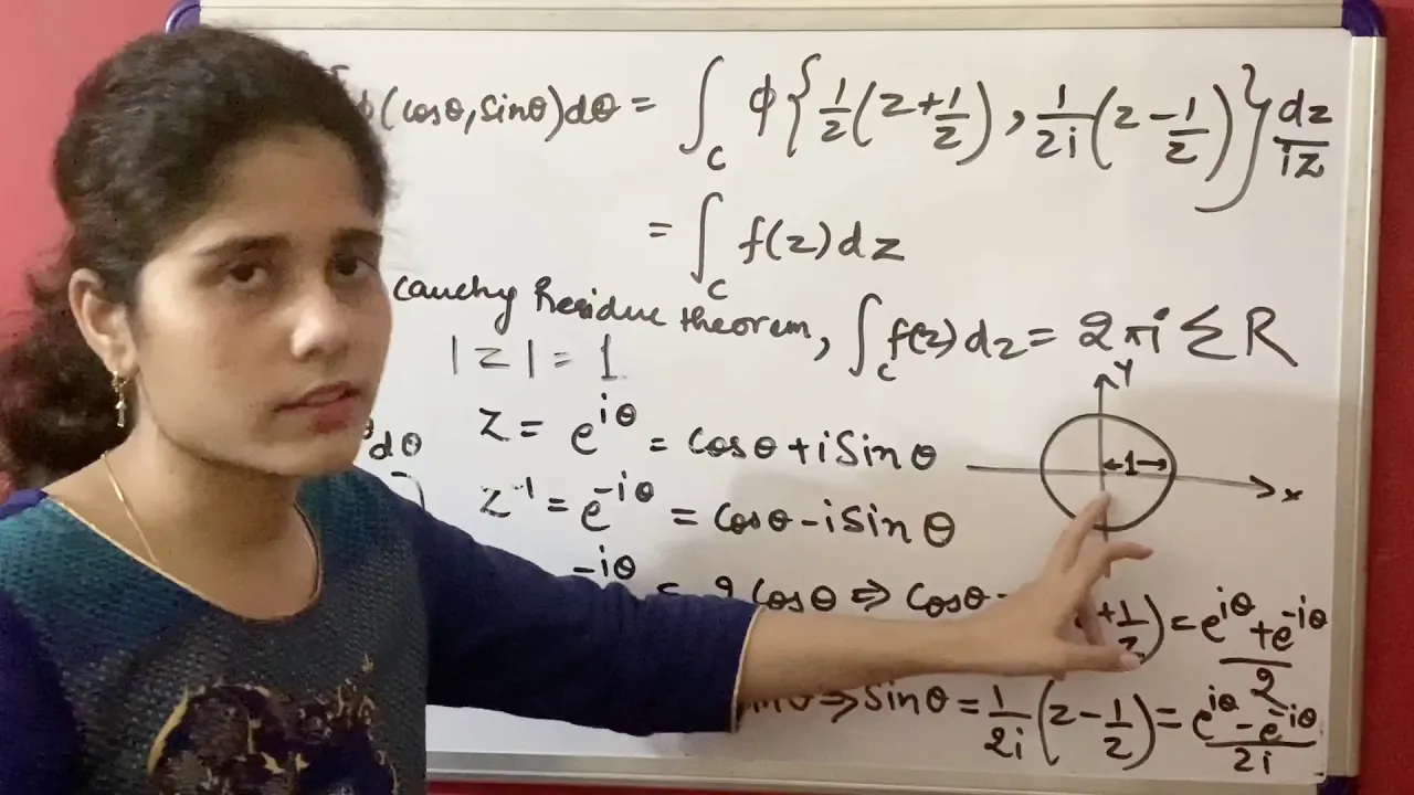 Evaluation of Real Definite Integrals by Contour Integration| Integration round the Unit Circle.