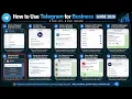 How to Use Telegram for Business Guide 2026