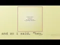 Streetlight Manifesto - "Dear Sergio" A Lyric Music Video