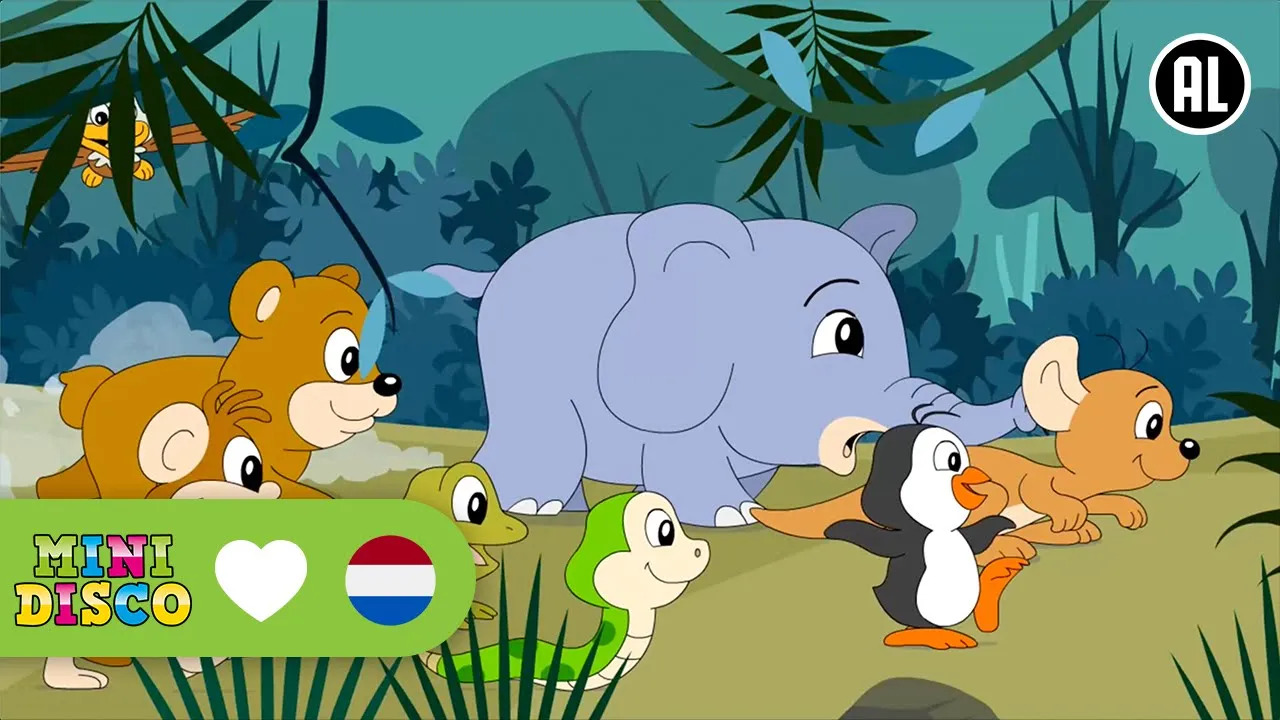 Kinderliedjes | Dierenliedje | DE DIEREN UIT DE DIERENTUIN | Minidisco