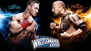 the rock vs john cena wrestlemania 28 official promo once in a lifetime