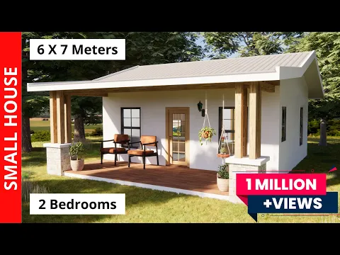 Download MP3 (6x7 meters) Small House Design Ideas with 2 BEDROOM | 42 SqM