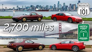 300zx 928 drive the Pacific Coast - West Coast Road Trip Everyday Driver Cars of the Past